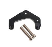 JUANZD Adaptateur 82 mm for étrier de Frein de Moto, Support de Montage Radial for Scooter Rsz Jog Force RPM Adelin Adl01(Black 200mnm Bolts)