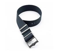 JUANZD Band de montre à rayures en nylon tissé réglable en nylon en nylon argent/boucle en cuivre compatible avec Tudor Black Bay Nato Strap 20 mm 22 mm(Gray,20mm)