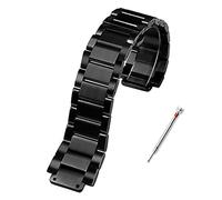 JUANZD Bande de montre en acier inoxydable compatible avec Hub-lot Classic Fusion Big Bang Watch Belt Belt Men Women Bracelet Bulge 27 * 19 mm 20 * 13 mm argent(Schwarz,20mm-13mm)