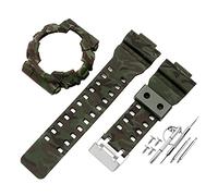 JUANZD Bracelet de montre compatible avec remplacement modifié compatible avec le kit de bracelet de boîtier G-shock GA110 GD100 GAX100 accessoires de bracelet de montre avec outils(Army green)