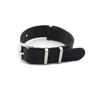 JUANZD Bracelet de montre en nylon Nato 20 mm 22 mm, type universel, sport, compatible avec le remplacement du bracelet de montre Omega 007(Schwarz,20mm)
