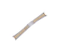 JUANZD Bracelet de montre Jubilee en acier inoxydable 316L 2 tons or 17 mm 18 mm 19 mm 20 mm compatible avec la montre Seiko5(20mm)