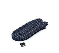 JUANZD Chaîne T8F 136 maillons for 2 Temps 47cc 49cc Compatible avec Mini Dirt ATV Quad 4 Roues Pocket Bike Minimoto avec maillon Principal de Rechange(T8F 126L BK)