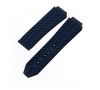 JUANZD Compatible avec BIG BANG Silicone 24 26 mm Bracelet de montre étanche for homme Chaîne Accessoires de montre Bracelet de montre en caoutchouc Chaîne(Blue Band,24mm)