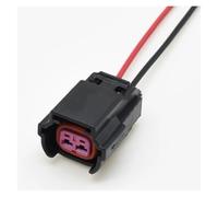 JUANZD Prise automatique 2 broches 6189-1152 06A973722 06A 973 722, connecteur avec bornes et joints(1 x 15cm wire)