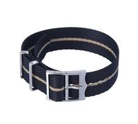 JUANZD Sangle de montre 20mm 22mm Nylon Bracelet de montre Bracelet de montre Compatible avec Bracelet Tudor Nato(Silver Yellow,22mm)