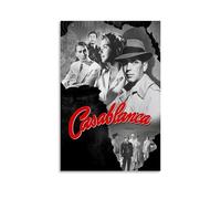 juaseehke Casablanca 1942(3) Affiches sur toile décoratives pour chambre - Poster esthétique - Décoration murale - 30 x 45 cm - Style sans cadre