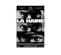 juaseehke Poster de film La Haine 1995 - Impression sur toile - Décoration murale sans cadre - 30 x 45 cm