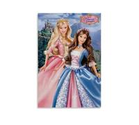 juaseehke Poster décoratif sur toile Barbie comme la princesse et le pauvre (2) - Décoration murale - 30 x 45 cm - Style sans cadre