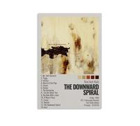 juaseehke Poster décoratif sur toile de Nine Inch Nails The Downward Spiral(1) - Poster esthétique - Décoration murale - 30 x 45 cm - Style sans cadre