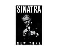 juaseehke Poster décoratif sur toile Frank Sinatra de New York pour chambre à coucher, décoration murale sans cadre, style 14, 20 x 30 cm