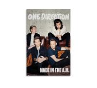 juaseehke Poster One Direction Made in The AM (1) sur toile décorative pour chambre - Impression esthétique - Décoration murale - 30 x 45 cm - Style 6
