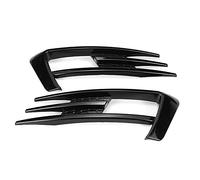 JUATIE pour Golf 7 MK7 2013-2017 Brillant Noir Voiture Pare-Chocs Antibrouillard Grille Couverture Garniture