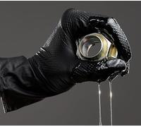 Juba Agility Grip Lot de 50 gants en nitrile sans poudre Noir