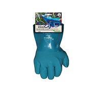 JUBA G, Coton Triple Couche enduit de PVC Sable, Bleu, Taille : 7