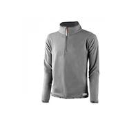 JUBA Pull 100 % Polaire 160 g par m² avec Zip Poitrine, Gris - Taille XXL