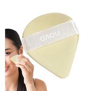 Jubepk Applicateur de maquillage de bouffée, Face Powder Puff - Face Soft Triangle Makeup Puff - 6x Cosmetic Foundation Applicator Triangle Face Puff pour une utilisation humide et à sec, outils de