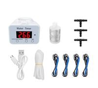 Jubepk Automatic Watering System, kit d'irrigation pour d'intérieur, 2,52 x 1,95 x 3,15 pouces, Waters Up Plants, Drip Irrigation, Easy Setup for Garden, Balcony, Potted Plants (Multicolore)