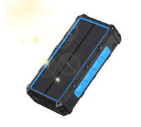 Jubepk Batterie Externe Solaire | Batterie de Secours à Manivelle avec Lampe LED, Externe Pliable avec Alarme SOS et Boussole Intégrée pour Femmes, Hommes et Adolescents