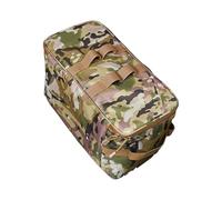 Jubepk Camping Utensil Bag, Waterproof Silverware Organizer, 13,78 x 8,27 x 6,69 pouces, Cutlery Storage Case, Travel Friendly Design for Picnic and Outdoor Adventure, Camouflage