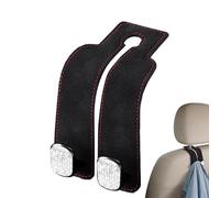 Jubepk Car Seat Headrest Hooks, Double Organizer Hanger, ABS Non Slip Hook with Strong Grip, Storage Accessory with Easy Install, Automotive Interior Supplies for Women Men Driver Truck