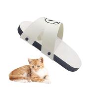 Jubepk Cat Scratching Board, Slippers Shape Cats Scratcher, Panda Pattern Pet Toy, Solid Cardboard Pad for Small, Medium, Large Kitten, Home, Pets Bed, Living Room, House, 49 x 10,63 pouces