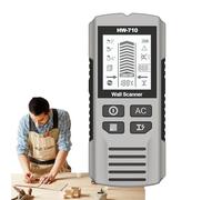 Jubepk Détecteur de métaux portable, écran LCD multifonctionnel et détecteur de métaux audio, outil de recherche de goujons mural multifonction pour bois, béton, maison