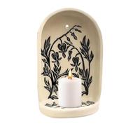 Jubepk Elegant Wall Niche, Sacred Home Decor, Compact Shelf Spiritual Altar for Peaceful Displays, Sturdy Craft Design, Meditation Space Accent, Room Sanctuary Decor for Daily Mindfulness