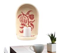 Jubepk Elegant Wall Niche, Sacred Home Decor, Compact Shelf Spiritual Altar for Peaceful Displays, Sturdy Craft Design, Meditation Space Accent, Room Sanctuary Decor for Daily Mindfulness