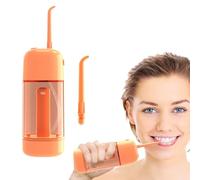 Jubepk Fave de l'eau dentaire, filtre à eau pour les dents | Petit irrigateur de soins oraux | Machine de soie électrique pour nettoyage des dents, irrigateur oral portable de 90 ml