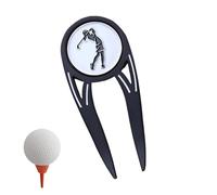 Jubepk Fourche de pitch et marqueur de balle de golf, fourche de pitch de
