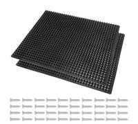 Jubepk Grattoir pour chèvre - Soulage les démangeaisons - 2 pièces - Pour animaux de ferme, bétail, vache, chien, aire de jeux, écuries, pâturages