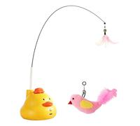 Jubepk Interactive Cat Toy - 360 Rotating Automatic Rechargeable Teaser