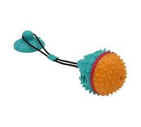 Jubepk Interactive Dog Chew Toy, Puppy Teething Ball, Treat Dispenser, Soft Rubber Design, Teeth Cleaning Texture, Medium Size for Aggressive Chewers and Playtime Bonding