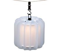 Jubepk Lamp Shade Cover, Camping Lampshade Shaped Design, 4,72 x 4,53 pouces, Aesthetic Light Protector, Weather Resistant Fabric Shell for Garden, Yard, and Patio, White