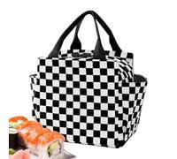Jubepk Lunch Box Tote, Large Capacity Portable Organizer, 25x25x18cm Secure Zipper Carry, Daily Meal Prep Accessory, Convenient Travel Work Option, Suitable For Adults Kids Women Men