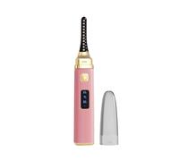 Jubepk Makeup Eyelash Curler, Usb Rechargeable Heated Lash Curler, 5.91x0.79x0.79 Inches, Heat Modes, Anti Scalding Protection, Long Lasting Curl for Women and Girls (Multicolor)