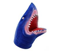 Jubepk Marionnette à Main de Requin - Accessoire de fête réaliste - Têtes d'animaux Souples | pour garçons et Filles, Piscine, Maison, fête, école, Salle de Jeux, garderie et Salle de Classe