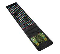 Jubepk Massaging Stone Mat | Tapis de massage pliable | Tapis de sol | Living Room Massage Mat | Feet Relaxing Massaging Stone Stone 140 x 35 cm / 55,12 x 13,78 pouces for Living Room, Bathroom