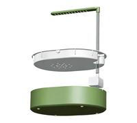 Jubepk Pet Bird Bath, Cage Fountain Basin, Parrotlet Shower Accessory, Small Animal Interior Décor, Easy Clean Design, Suitable for Parakeet Cockatiel Conure Parrotlet Apartment Home Balcony
