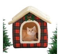 Jubepk Pet Cave, Enclosed Cat Bed Hideaway, Warm Cat Dome Bed For Indoor Use, Comfortable Dog House For Small Pets, Indoor Pet Hideaway For Dogs And Cats, Stylish Pet Cave For Home Decor