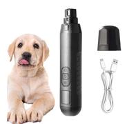Jubepk Pet Nail Grinder for Dogs Cats, Rechargeable Electric Toenail Trimmers, 7.09x1.38x1.18 inches Quiet 5 Speed Nail Grinder for Large, Medium, Small Puppies