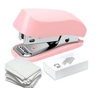 Jubepk Petite agrafeuse avec agrafe - Mini agrafeuse de bureau mignonne avec agrafe - Outil de reliure de papier mignon pour enseignant, fournitures pour bureau, école, maison, studio, salle de classe