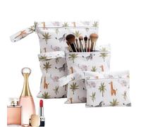 Jubepk Petits Sacs Secs Humides Lot de 3 Pochettes Imperméables Anti-Fuite | sac de plage à fermeture éclair et poignée Pour plage, piscine, , vêtements, maillots de bain, serviettes,