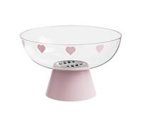 Jubepk Plateau pour assiettes à fruits, panier d'égouttement drainant, design créatif de bureau, bol de service polyvalent, léger et facile à nettoyer, parfait pour les vacances, l'extérieur