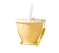 Jubepk Portable Foldable Cup, Reusable Drinkware, Portable Cup with Silicone Design, Travel Accessory with Easy Carry, Outdoor Camping Picnic Supplies for Water Drinking Beach Hotel Commute