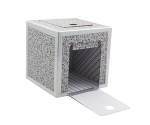 Jubepk Portable Magic Trick Box, Empty Magician Illusion Toy, 8 inches Magic Performance Box with Hidden Compartment, Magics Prop with Easy Handling, Stage Show Entertainment Accessory