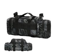 Jubepk Sac banane pour homme - Sac multifonctionnel bandoulière réglable imperméable - Sac de sport pour plage, natation, randonnée, voyage, course à pied, cyclisme et usage quotidien