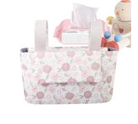 Jubepk Sac de voyage pour poussette de bébé - Sac de voyage de grande capacité pour poussette | Organisateur de bouteilles de couches avec plusieurs poches, pochette légère pour lingettes humides,
