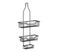 Jubepk Suction Cup Shelves, Bathroom Organizer Rack, Strong Hold Basket with Waterproof Design, ABS Bath Storage Accessory, Shower with Space Saving Style, Wall Shelf for Home Hotel Apartment Use